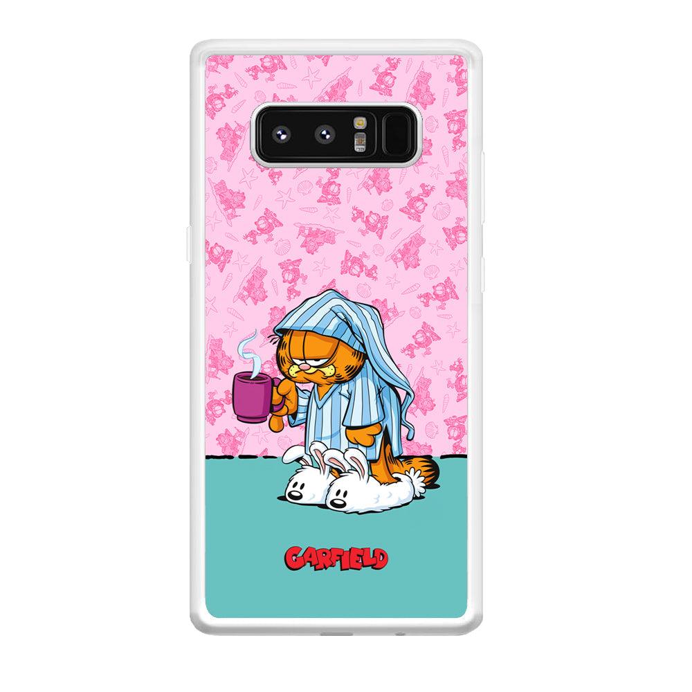 Garfield Bad Morning Vibes Samsung Galaxy Note 8 Case-Oxvistore