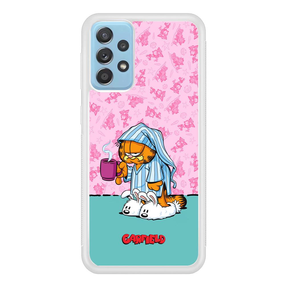 Garfield Bad Morning Vibes Samsung Galaxy A52 Case-Oxvistore