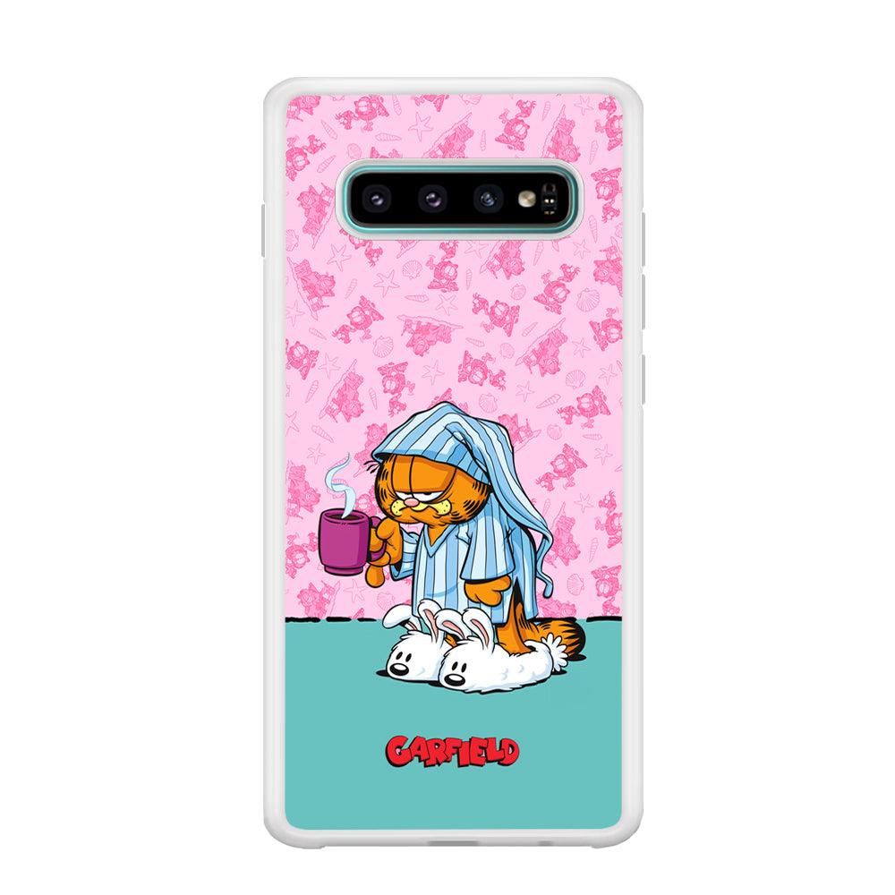 Garfield Bad Morning Vibes Samsung Galaxy S10 Plus Case-Oxvistore