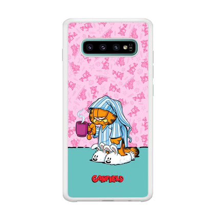 Garfield Bad Morning Vibes Samsung Galaxy S10 Plus Case-Oxvistore