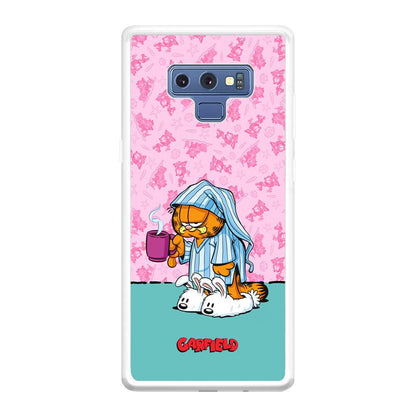 Garfield Bad Morning Vibes Samsung Galaxy Note 9 Case-Oxvistore