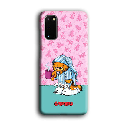 Garfield Bad Morning Vibes Samsung Galaxy S20 Case-Oxvistore