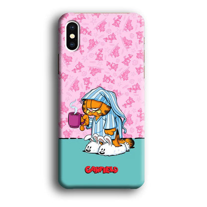 Garfield Bad Morning Vibes iPhone X Case-Oxvistore