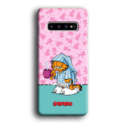 Garfield Bad Morning Vibes Samsung Galaxy S10 Plus Case-Oxvistore