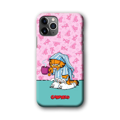 Garfield Bad Morning Vibes iPhone 11 Pro Case-Oxvistore