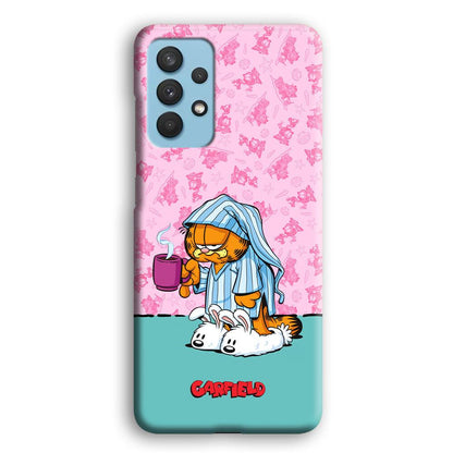 Garfield Bad Morning Vibes Samsung Galaxy A32 Case-Oxvistore