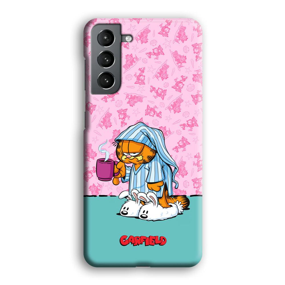 Garfield Bad Morning Vibes Samsung Galaxy S21 Case-Oxvistore