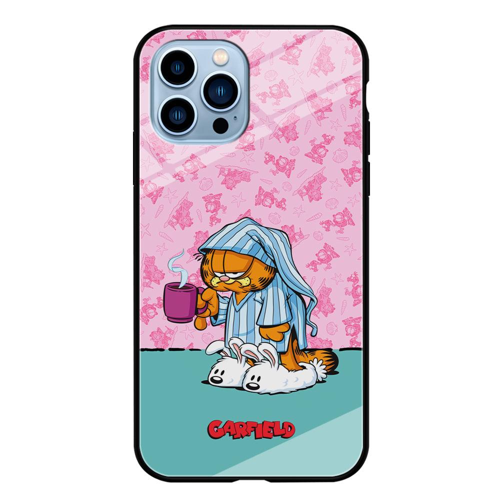 Garfield Bad Morning Vibes iPhone 14 Pro Max Case-Oxvistore