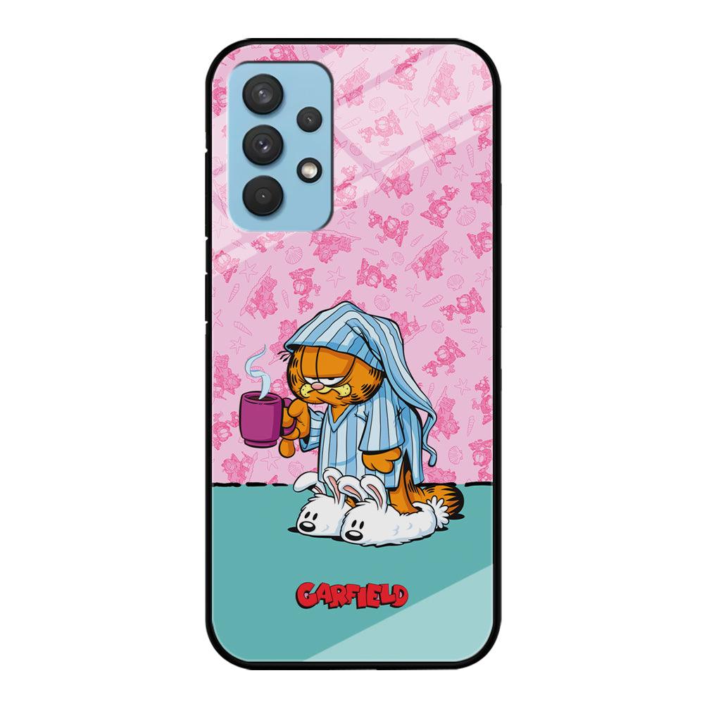 Garfield Bad Morning Vibes Samsung Galaxy A32 Case-Oxvistore