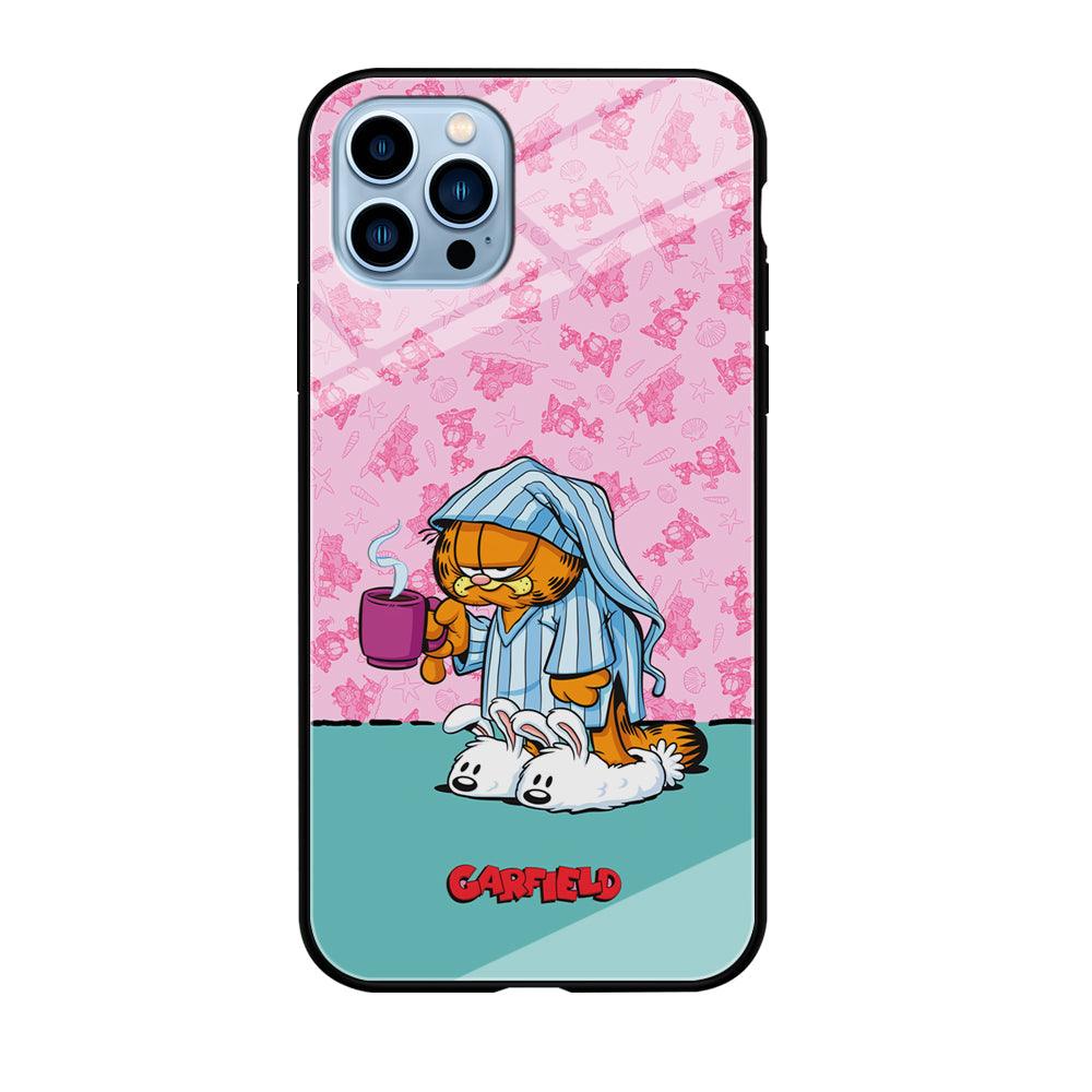 Garfield Bad Morning Vibes iPhone 12 Pro Case-Oxvistore