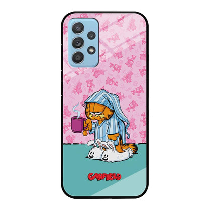 Garfield Bad Morning Vibes Samsung Galaxy A52 Case-Oxvistore