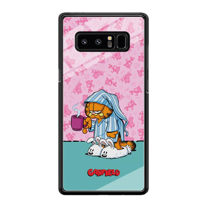 Garfield Bad Morning Vibes Samsung Galaxy Note 8 Case-Oxvistore