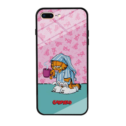 Garfield Bad Morning Vibes iPhone 8 Plus Case-Oxvistore