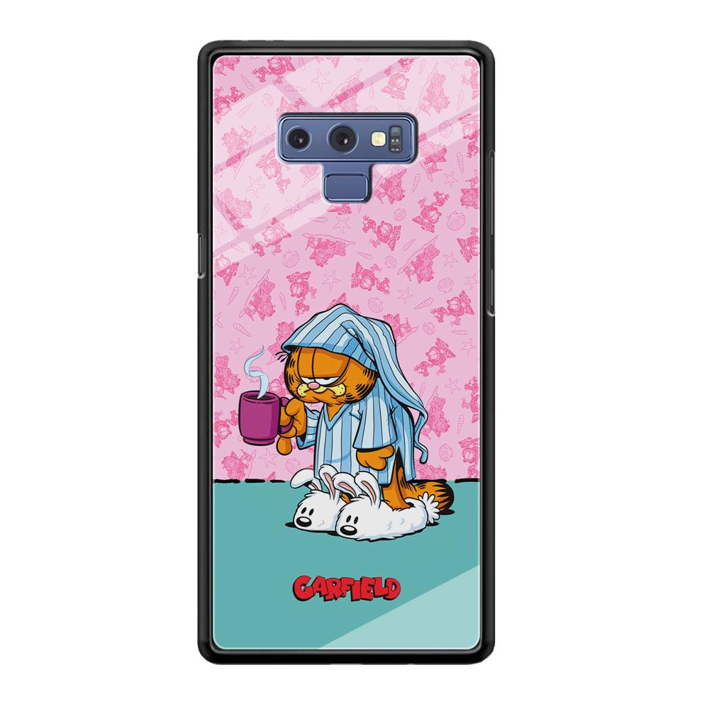 Garfield Bad Morning Vibes Samsung Galaxy Note 9 Case-Oxvistore