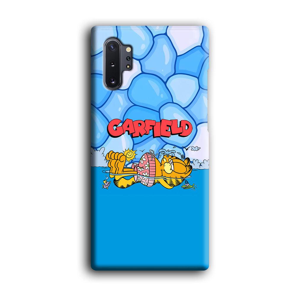 Garfield Swimming at Pool Samsung Galaxy Note 10 Plus Case-Oxvistore