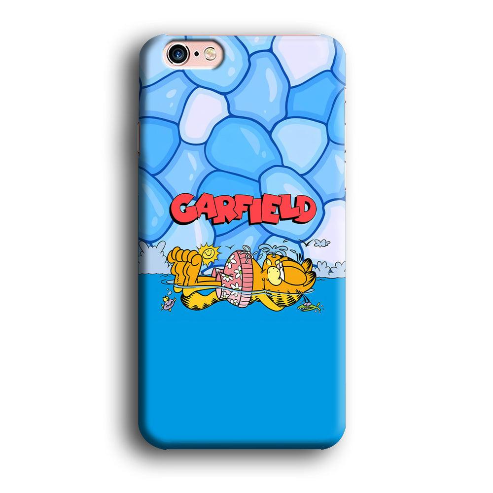 Garfield Swimming at Pool iPhone 6 Plus | 6s Plus Case-Oxvistore