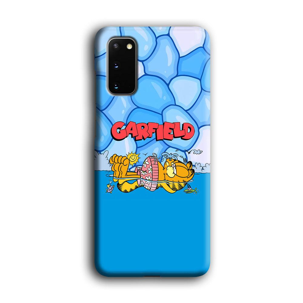 Garfield Swimming at Pool Samsung Galaxy S20 Case-Oxvistore