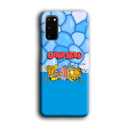 Garfield Swimming at Pool Samsung Galaxy S20 Case-Oxvistore