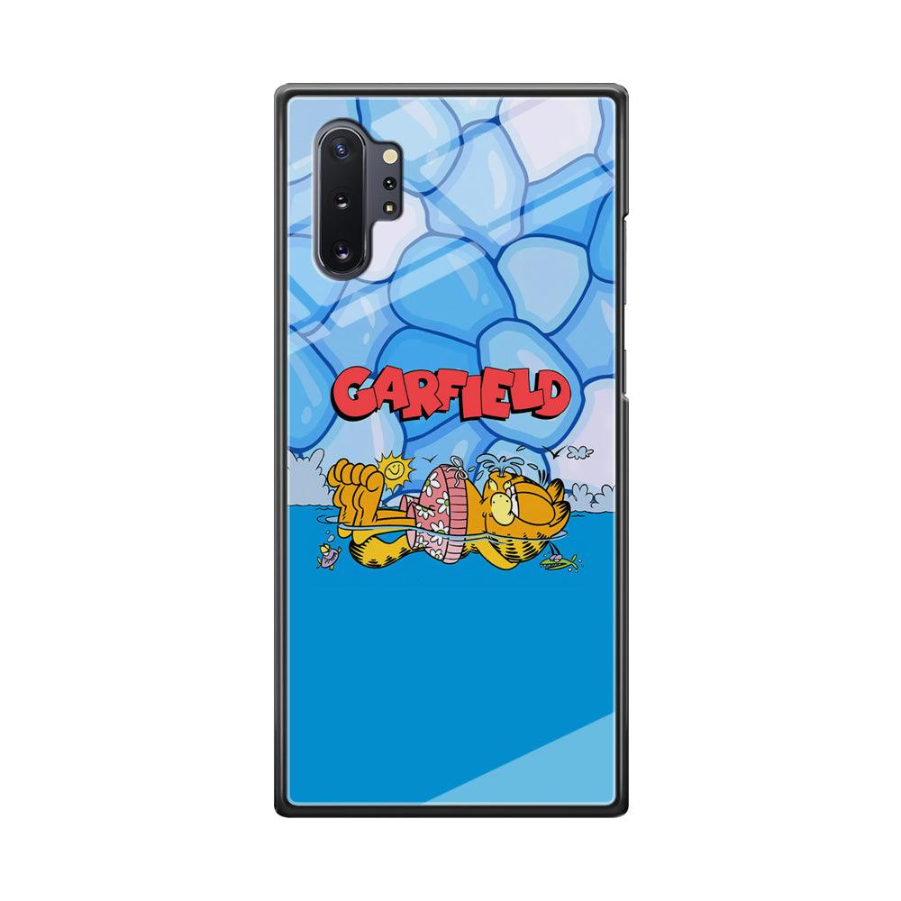 Garfield Swimming at Pool Samsung Galaxy Note 10 Plus Case-Oxvistore