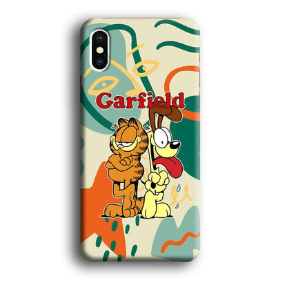 Garfield The Gentleman Mate iPhone X Case-Oxvistore