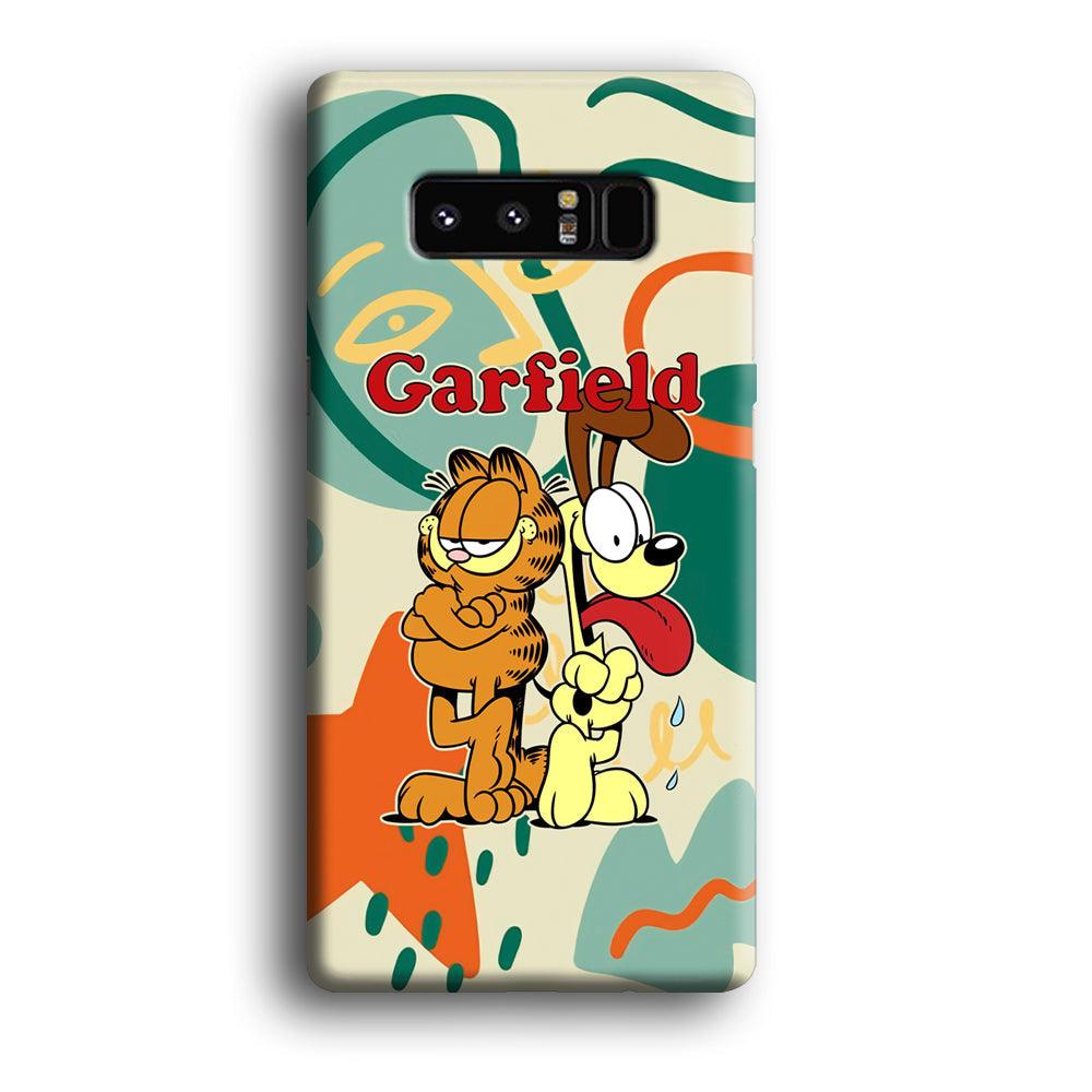 Garfield The Gentleman Mate Samsung Galaxy Note 8 Case-Oxvistore