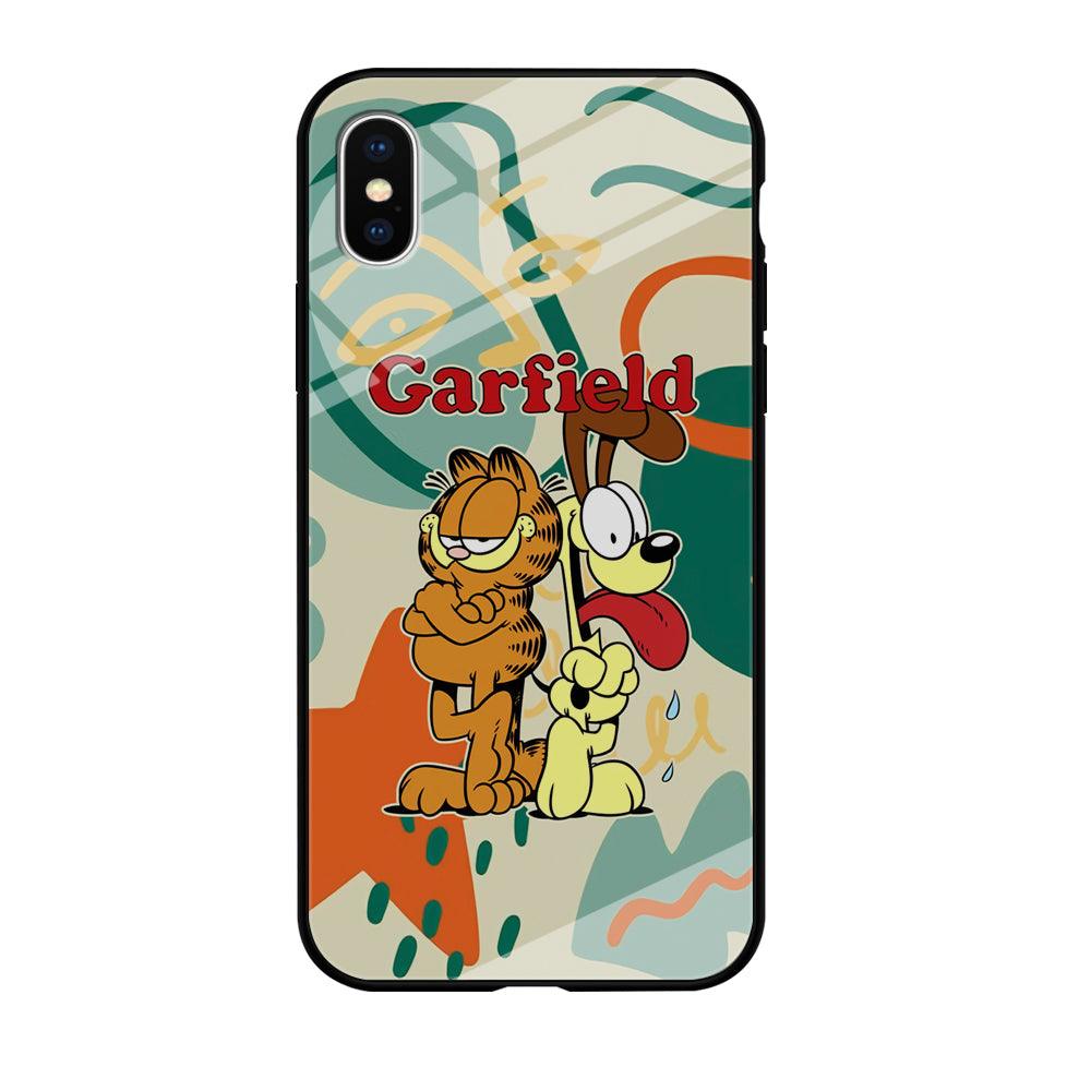 Garfield The Gentleman Mate iPhone X Case-Oxvistore