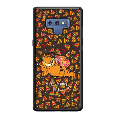 Garfield Think Happy Everytime Samsung Galaxy Note 9 Case-Oxvistore