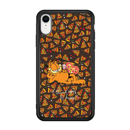 Garfield Think Happy Everytime iPhone XR Case-Oxvistore