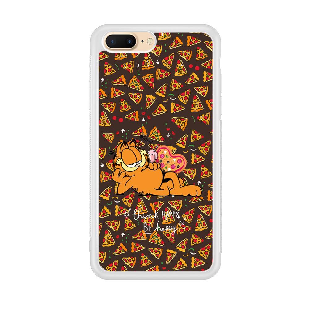 Garfield Think Happy Everytime iPhone 8 Plus Case-Oxvistore