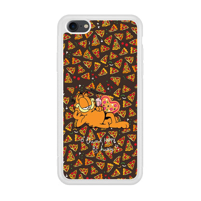 Garfield Think Happy Everytime iPhone 8 Case-Oxvistore