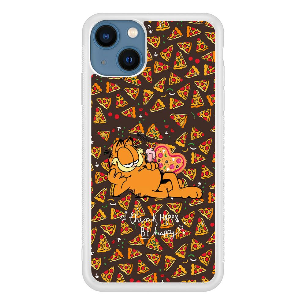 Garfield Think Happy Everytime iPhone 13 Case-Oxvistore