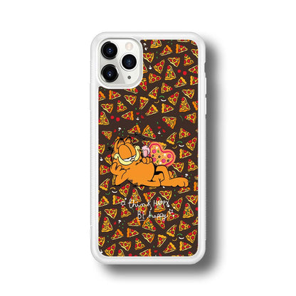 Garfield Think Happy Everytime iPhone 11 Pro Case-Oxvistore