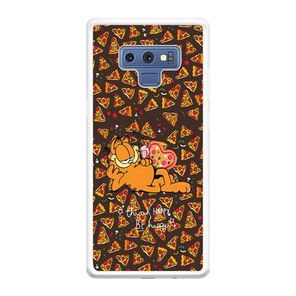 Garfield Think Happy Everytime Samsung Galaxy Note 9 Case-Oxvistore