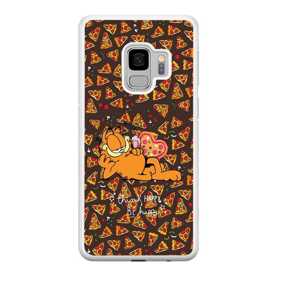 Garfield Think Happy Everytime Samsung Galaxy S9 Case-Oxvistore