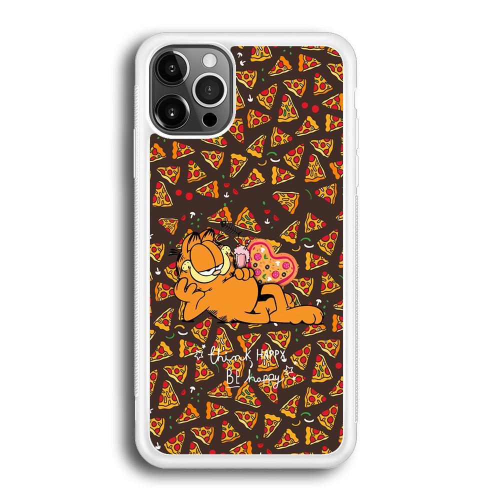 Garfield Think Happy Everytime iPhone 12 Pro Case-Oxvistore