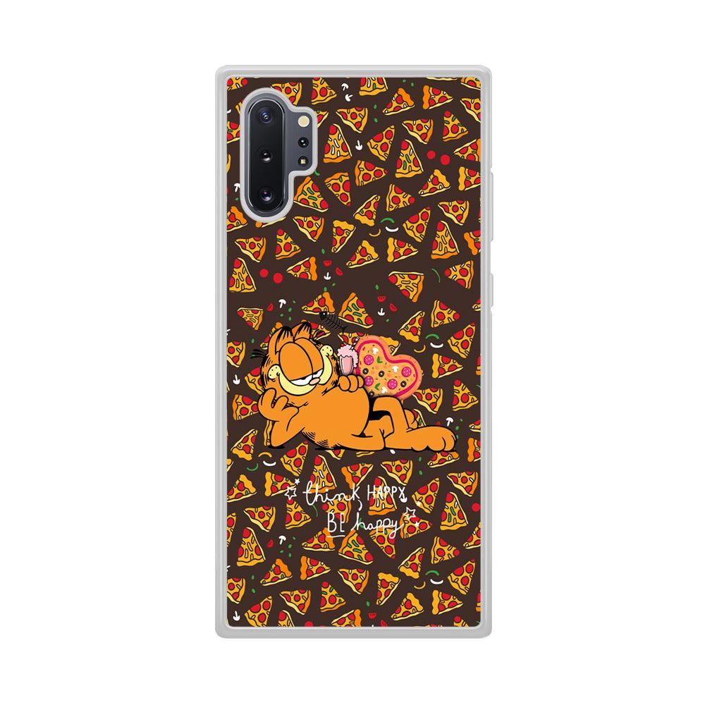 Garfield Think Happy Everytime Samsung Galaxy Note 10 Plus Case-Oxvistore