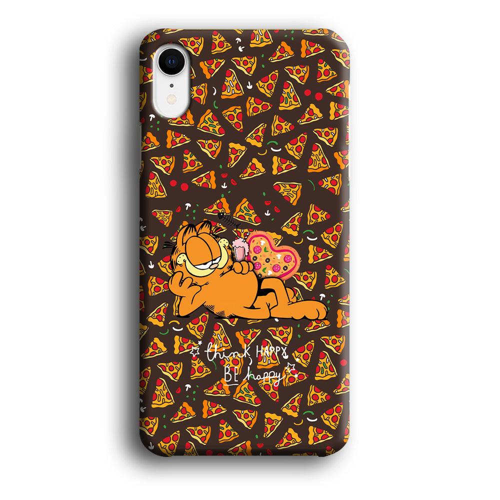 Garfield Think Happy Everytime iPhone XR Case-Oxvistore