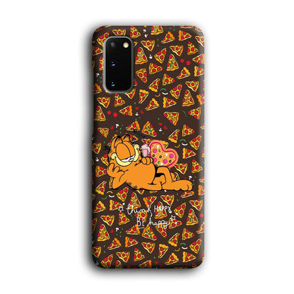 Garfield Think Happy Everytime Samsung Galaxy S20 Case-Oxvistore