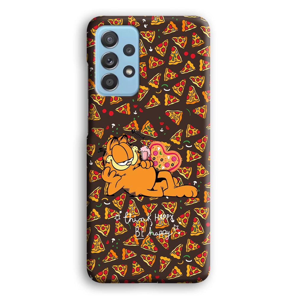 Garfield Think Happy Everytime Samsung Galaxy A52 Case-Oxvistore