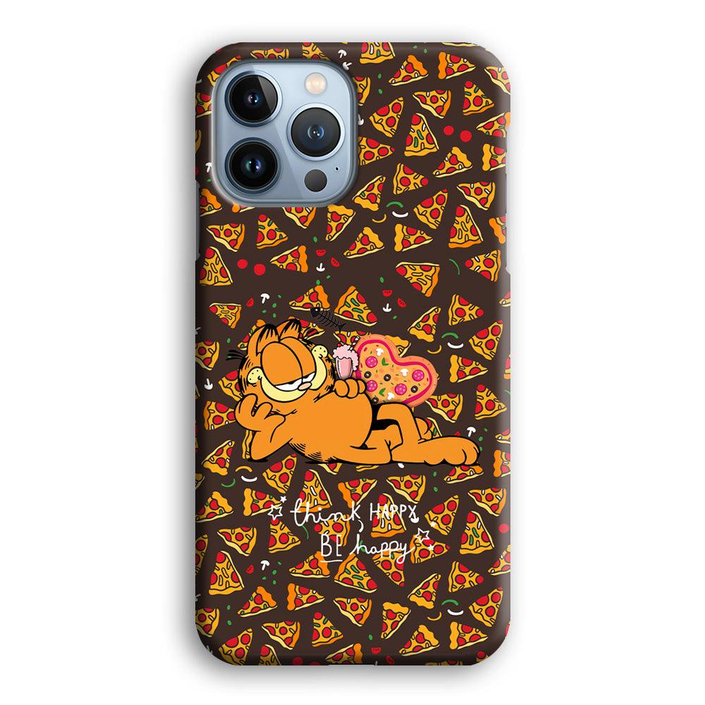 Garfield Think Happy Everytime iPhone 13 Pro Case-Oxvistore