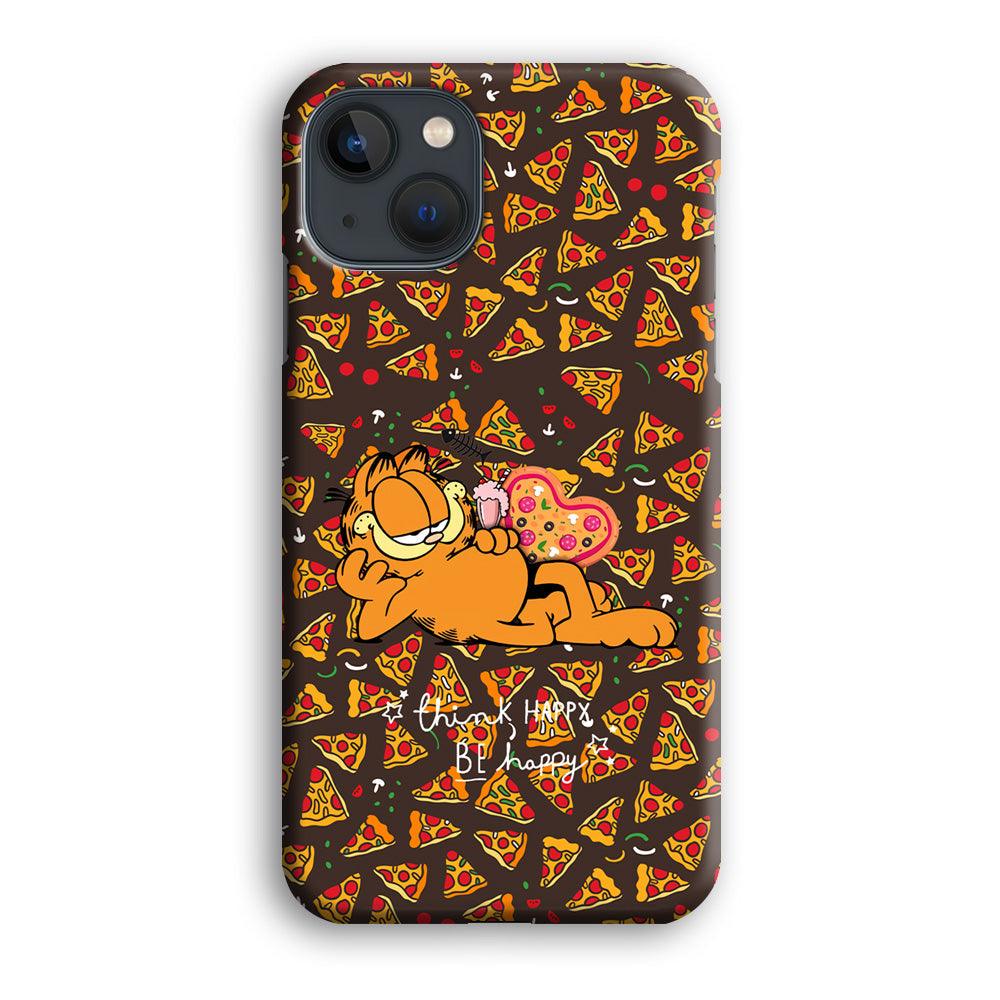 Garfield Think Happy Everytime iPhone 13 Case-Oxvistore