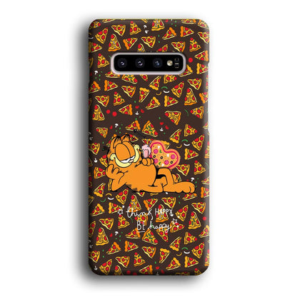 Garfield Think Happy Everytime Samsung Galaxy S10 Plus Case-Oxvistore