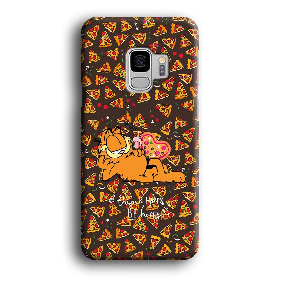 Garfield Think Happy Everytime Samsung Galaxy S9 Case-Oxvistore