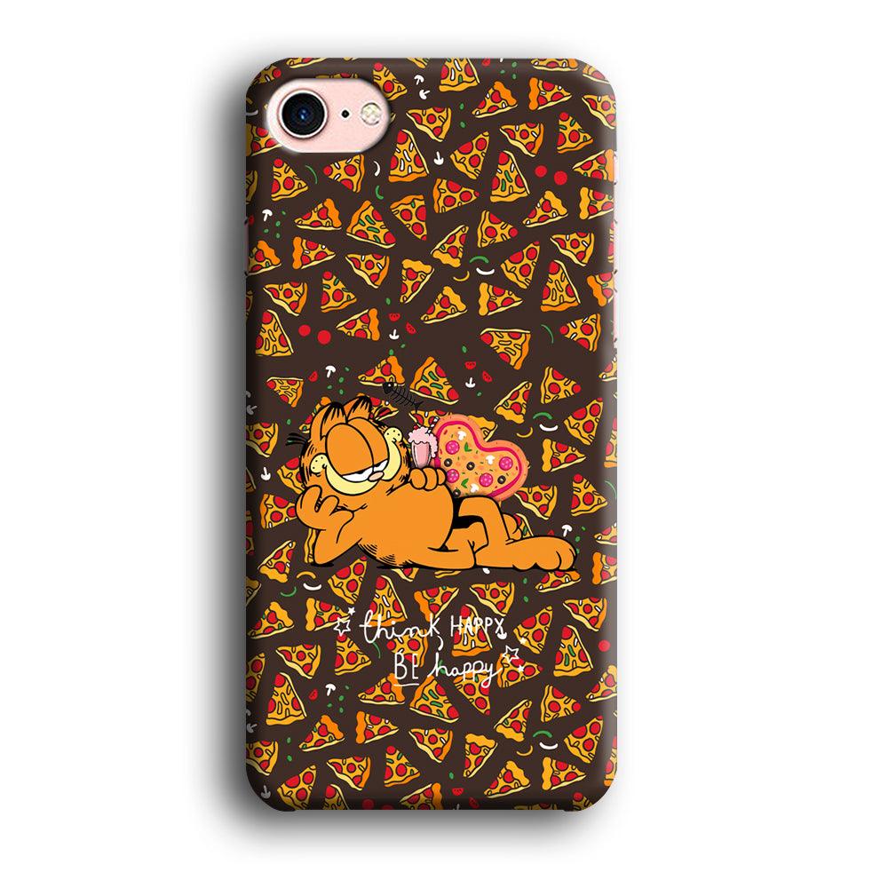 Garfield Think Happy Everytime iPhone 8 Case-Oxvistore