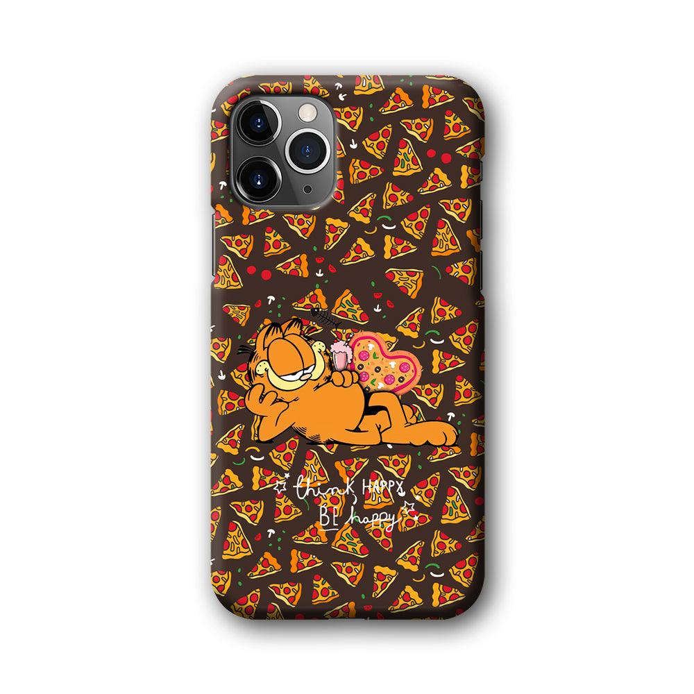 Garfield Think Happy Everytime iPhone 11 Pro Case-Oxvistore