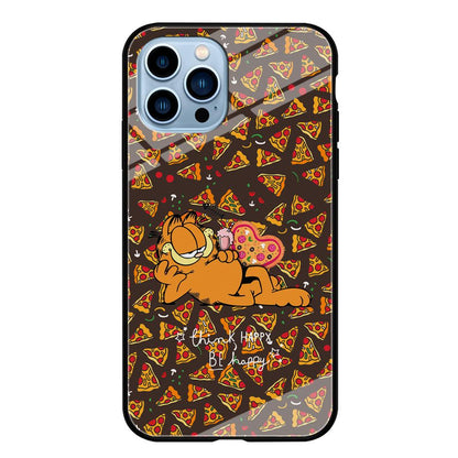 Garfield Think Happy Everytime iPhone 14 Pro Max Case-Oxvistore