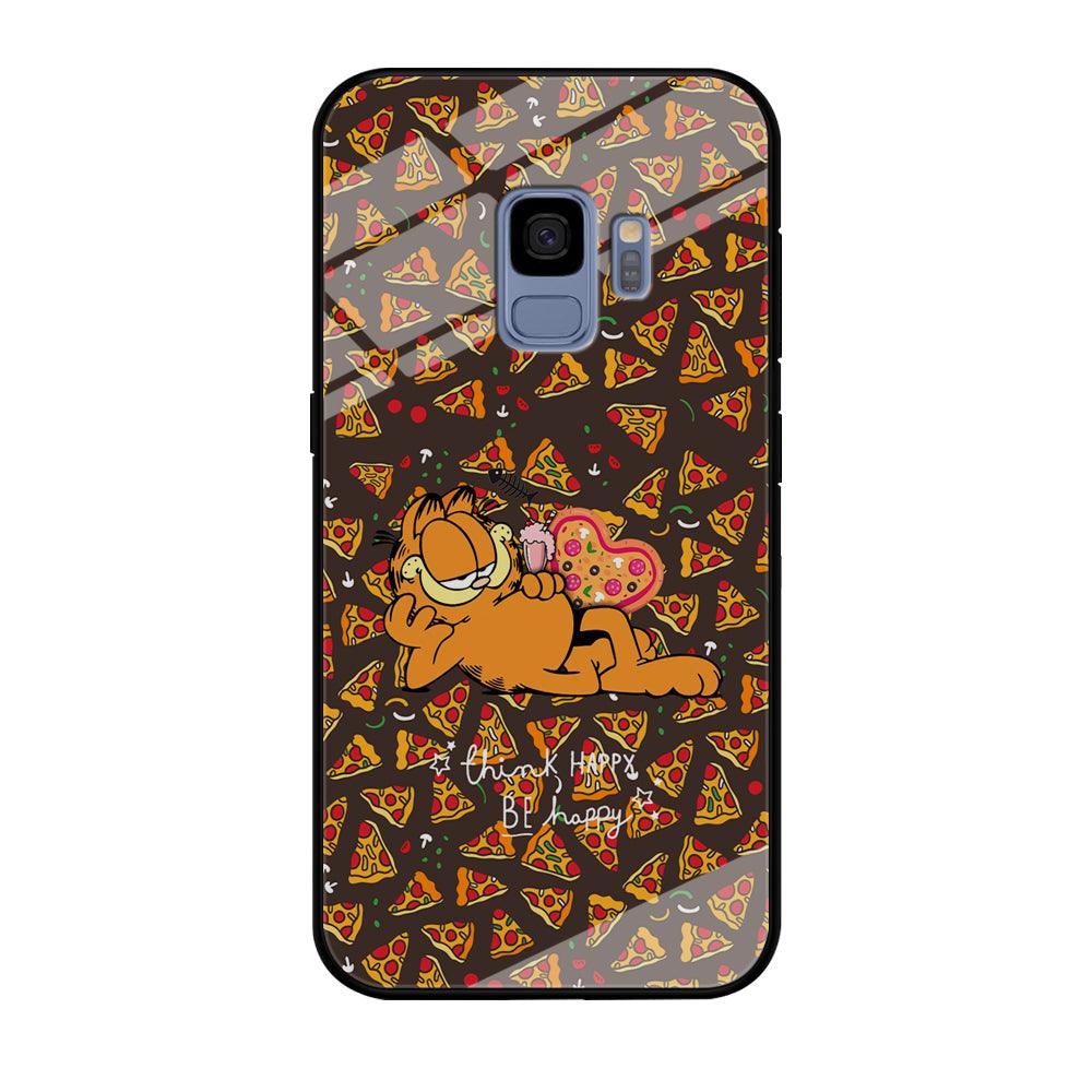 Garfield Think Happy Everytime Samsung Galaxy S9 Case-Oxvistore