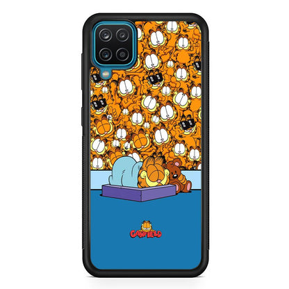 Garfield Warm on Sweet Dreams Samsung Galaxy A12 Case-Oxvistore