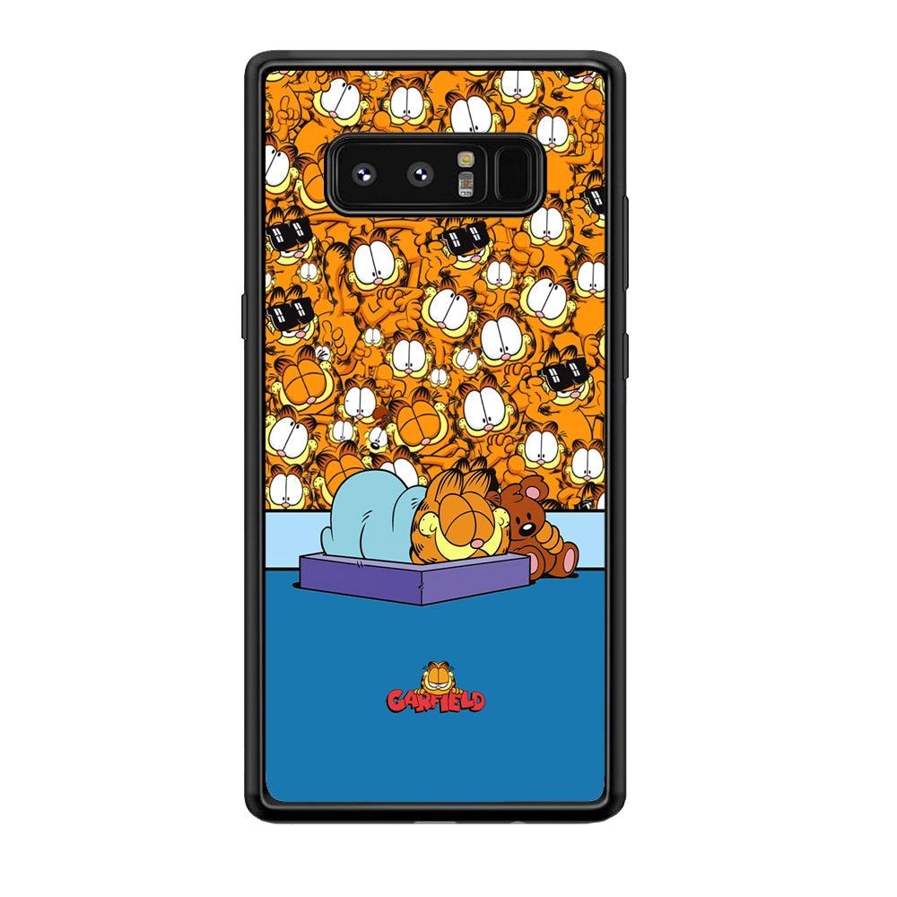 Garfield Warm on Sweet Dreams Samsung Galaxy Note 8 Case-Oxvistore