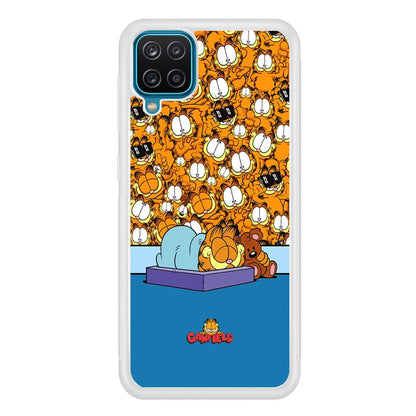 Garfield Warm on Sweet Dreams Samsung Galaxy A12 Case-Oxvistore